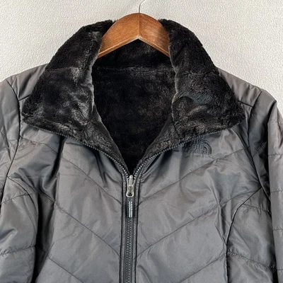 Chaqueta North Face para mujer L Plus Mossbud reversible Raschel forro polar Vislon Foto 1 de 4