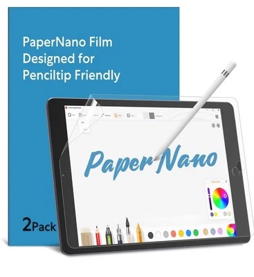 MOBDIK 2 Pack Paperfeel Screen Protector Compatible with iPad 9/8/7 (10.2 Inc... - Image 1 of 4