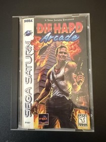 Die Hard Arcade (Sega Saturn, 1997) - CIB with REG CARD