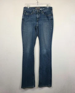 Cruel Girl Jeans Juniors 7 T Blue Bootcut Leg Low Rise Dark Wash Western Cowgirl - Picture 1 of 12