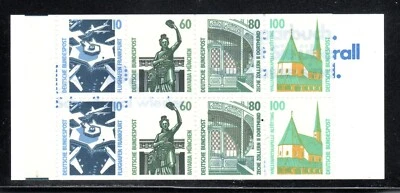 Germany SC# BK 1530a - German Buildings - Statue - Stamp Booklet - M-NH  - Image 1 of 2