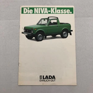 Lada Niva Car Sales Brochure Catalog Niva L Niva Cabrio L German Text European - Picture 1 of 5