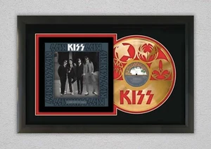 Expositor de discos LP corte láser dorado o platino KISS Dressed To Kill - Imagen 1 de 4