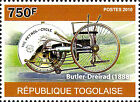 Togo postfrisch MNH Motorrad Oldimer Petrol Cycle Butler Dreirad England / 141
