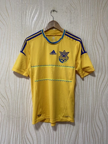 UKRAINE 2012 2013 HOME FOOTBALL SHIRT SOCCER JERSEY ADIDAS X11627 sz S MEN Cover