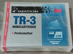 IMATION 3M TR-3 TRAVAN MINICARTRIDGE 1.6/3.2GB SEALED! - Picture 1 of 2