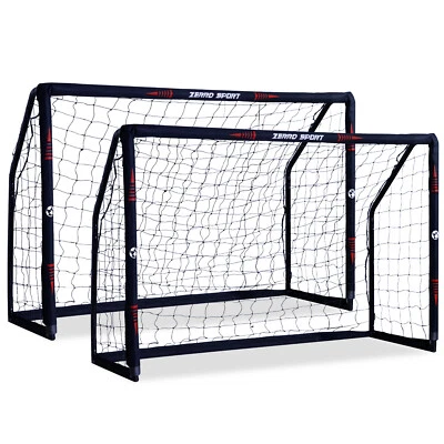 CUSHHOM Fussballtor Outdoor Fußballtor 180x2 Stück für Erwachsene und Kinder