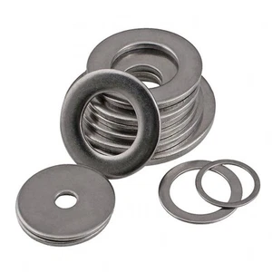 STEEL FLAT WASHERS TO FIT METRIC BOLTS & SCREWS M1.6 TO M30 A2 304 STAINLESS - Picture 1 of 5