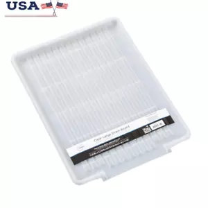 Clear Plastic Dish Drain Board Kitchen Drying Mat W/ Funnel & Water Redirect New - Picture 1 of 6