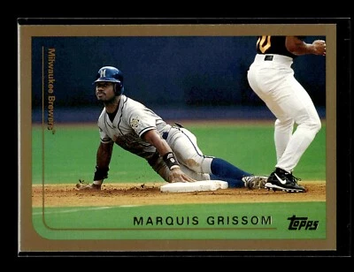 1999 Topps #383 Marquis Grissom (NM)(BAS) - Image 1 of 2