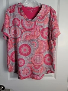 Easy STRETCH by Butter-Soft™ Mandala Flirt Chloe Women's Tuck-In Print Medium - Picture 1 of 7