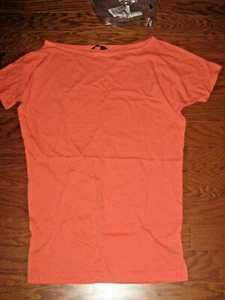 XS VICTORIA'S SECRET Loose Fit Tunic TOP Beach CASUAL NEW HIGH LOW OFF SHOULDER - Picture 1 of 2