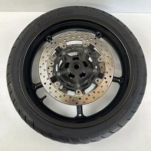 Yamaha MT03 660 2013 Front wheel rim tyre disc 17x3.5 5YK-F5168-00-P0 - Picture 1 of 10
