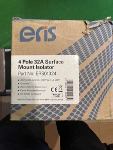 ERIS 32A 4 Pole Surface Mount Isolators IP65 ERS01324 - Picture 1 of 1