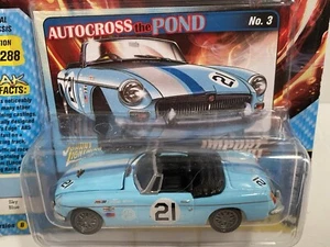 Johnny Lightning 1963 MG MGB Import Heat Car 1:64 Street Freaks Die Cast - Blue - Picture 1 of 3