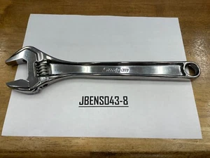 Snap-on Tools NEW 12" Length Chrome Smooth Jaw Adjustable Wrench AD12BA - Picture 1 of 9