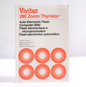 VIVITAR 285 ZOOM THYRISTOR CAMERA FLASH INSTRUCTION MANUAL - Bild 1 von 2