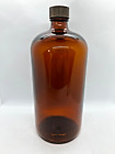 Vintage P D & Co Vera Large Brown Glass Medicine Bottle with Original Cap