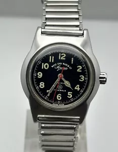 Vintage West End Watch Co Sowar 17 Jewels Manual Winding Swiss Made Men's Watch - Picture 1 of 11