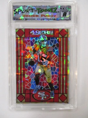 Vitral deportiva 2025 49'ers SP/200 Brock Purdy Refractor NFL zx2 radiocontrol Foto 1 de 2