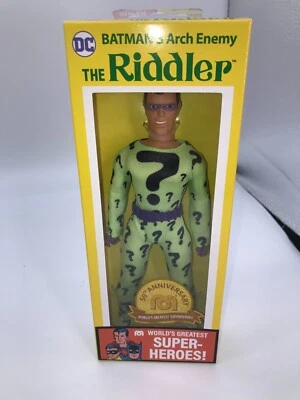 Mego Riddler 8" Figure 50th Anniversary DC Comics World's Greatest MINTY - Image 1 of 4