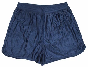 Navy Blue Nylon Running Track Shorts by Don Alleson Men's XL - Picture 1 of 3