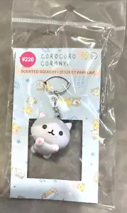 San-X Japan COROCORO CORONYA Scented Squishy Keychain Gray Kitty Laying Down - Picture 1 of 2
