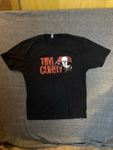Camiseta Tim Curry Pennywise IT XL Negra Terror Payaso Gráfico Camiseta - Imagen 1 de 9