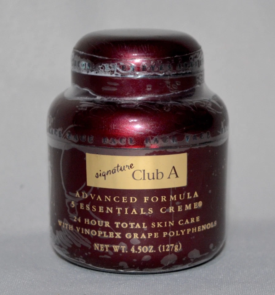 Crema esencial Signature Club A Advanced Formula 5 para ojos faciales 4,5 oz sellada Foto 1 de 2