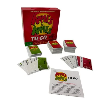 Apples to Apples To Go Travel Edition Card Game Vintage 2007 By Mattel Very Nice - Image 1 of 4