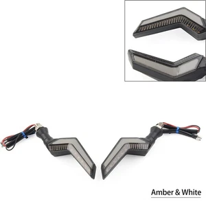 Luces intermitentes LED intermitentes luces intermitentes DRL para Honda ámbar y blanco 2 piezas - Imagen 1 de 12