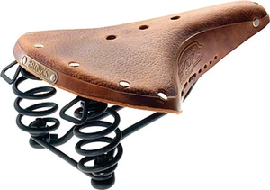 Brooks B67 Saddle - Tan 210mm Width Leather Micro Adjust Seatposts - Picture 1 of 1