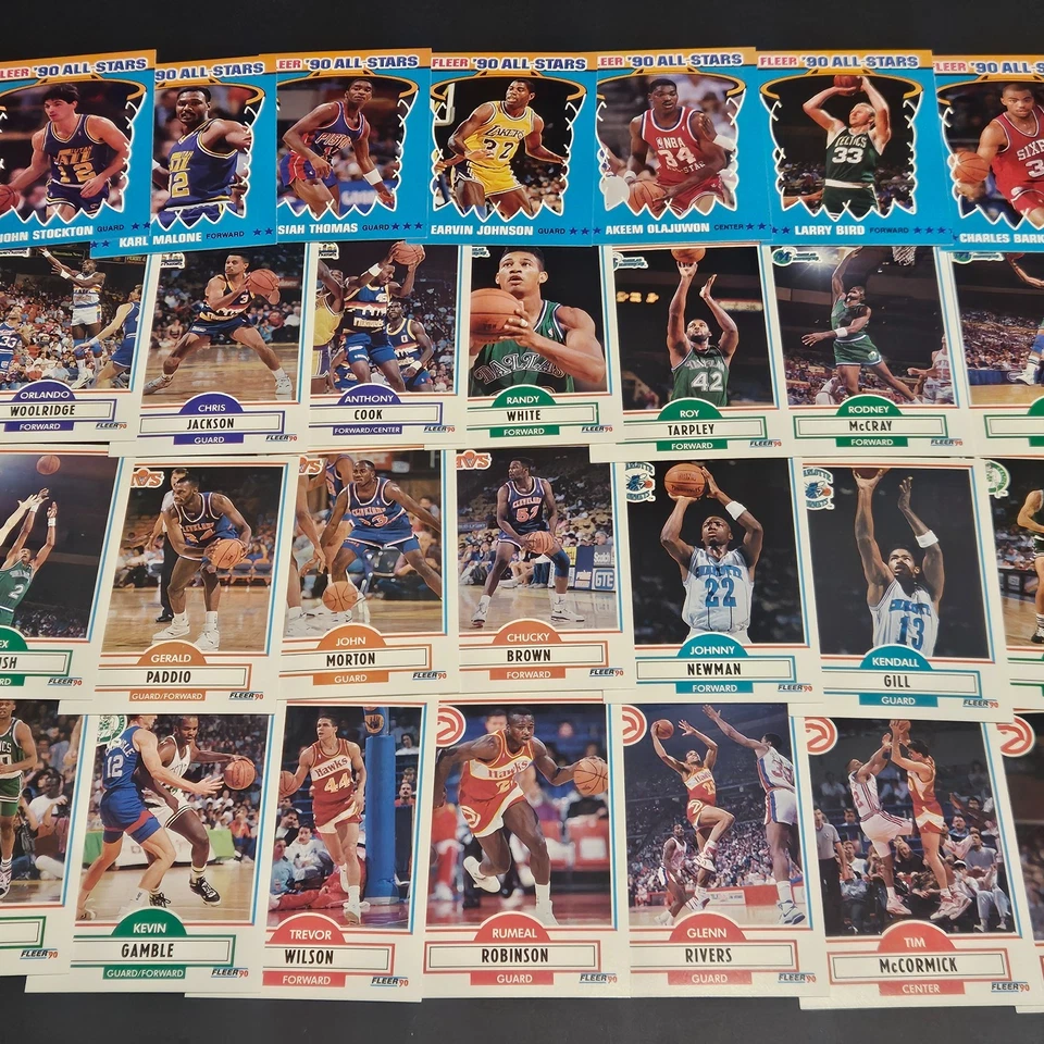 1990-91 FLEER UPDATE AND FLEER ALL-STARS BASKETBALL YOU PICK SEE SCANS STARS,RC - Image 1 of 1