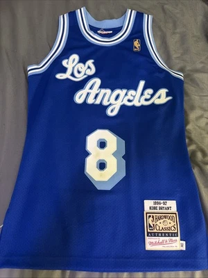 Коби Брайант 1996-97 подлинный Mitchell & Ness Royal синий подлинный взрослый маленький - Изображение 1 из 2