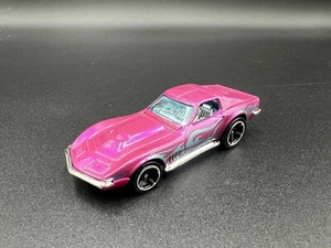Hot Wheels 69 Corvette Purple 2014 HW Workshop Heat Fleet #214 Great Loose Shape - Picture 1 of 4