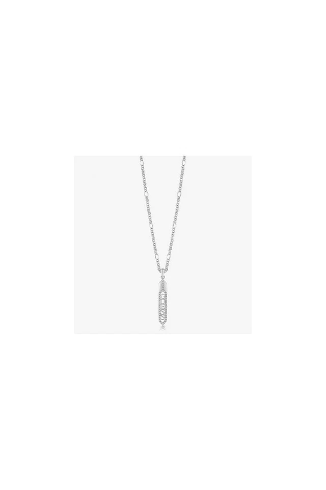 Collar Guess Hexágono Acero Inoxidable Cristal UBN29105 Foto 1 de 1