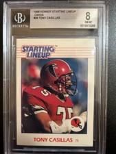 1988 Starting Lineup Tony Casillas RARE card BGS 8 NM-MT card #26