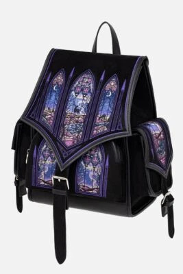 Restyle Gothic Rucksack Backpack Tasche Schultasche Northern Lights - Bild 1 von 4