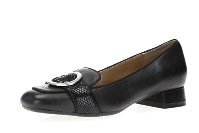 Mocassim Garbo Feminino Bettye Muller 250168 Couro Preto Tamanho 7.5 Médio - Imagem 1 de 4