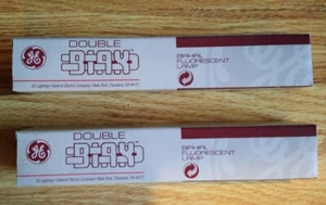 2 Vintage NOS GE Double Biax Flourescent Bulbs F26DBXT4/SPX35  - Picture 1 of 5