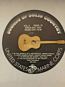 RADIOSENDUNG:USMC GOLD 2 13 HANK THOMPSON, WANDA JACKSON, SONNY JAMES, RAY PREIS - Bild 1 von 3