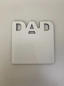 10 Pcs Blank Sublimation Dad Coaster Board 9cm Coaster Printing For Heat Press - Picture 1 of 3