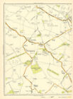 Lancs Stanley Gate Barracks Bickerstaffe Barrow Nook Wood Skelmersdale 1935 Map