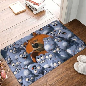 Grizzy and The Lemmings Moose Comedy Animation Bath Carpet Poste Mat Doormat Rug - Picture 1 of 13