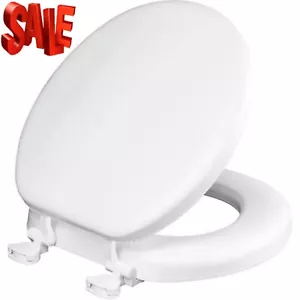 Mayfair 274521 Round White Soft Toilet Seat - Picture 1 of 2