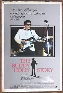 The Buddy Holly Story Vintage Original Dry Mounted Flat Movie Poster 1978 - Picture 1 of 1