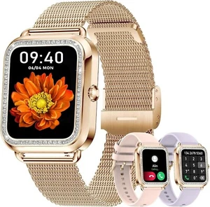 Colesma Smart Watch for Women with Bluetooth Call and Fitness Tracker, Smart Wat - Afbeelding 1 van 6