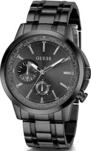 GUESS Men's SPEC GW0490G3 Multifunction Stainless Steel Black Watch - Picture 1 of 5