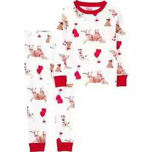 Carter's Child of Mine Baby Boy Valentine's Day Outfit-2-Pc-White/Red-12M-NWT - Picture 1 of 1