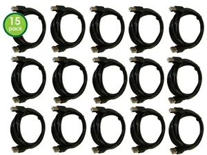 15 Lot 10FT 10 Foot SHIELDED USB 2.0 A Male to B Male Cable Cord Printer Scanner - Picture 1 of 2